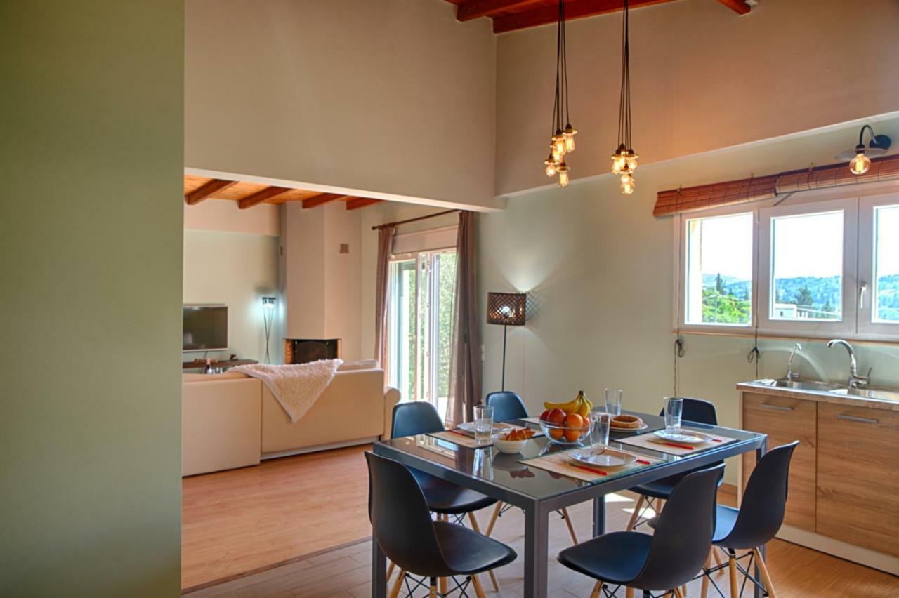 Modern Eco Friendly Villa Close To Town Pelekas Exterior foto