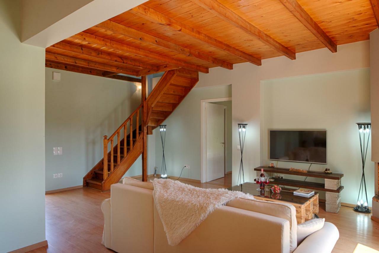 Modern Eco Friendly Villa Close To Town Pelekas Exterior foto