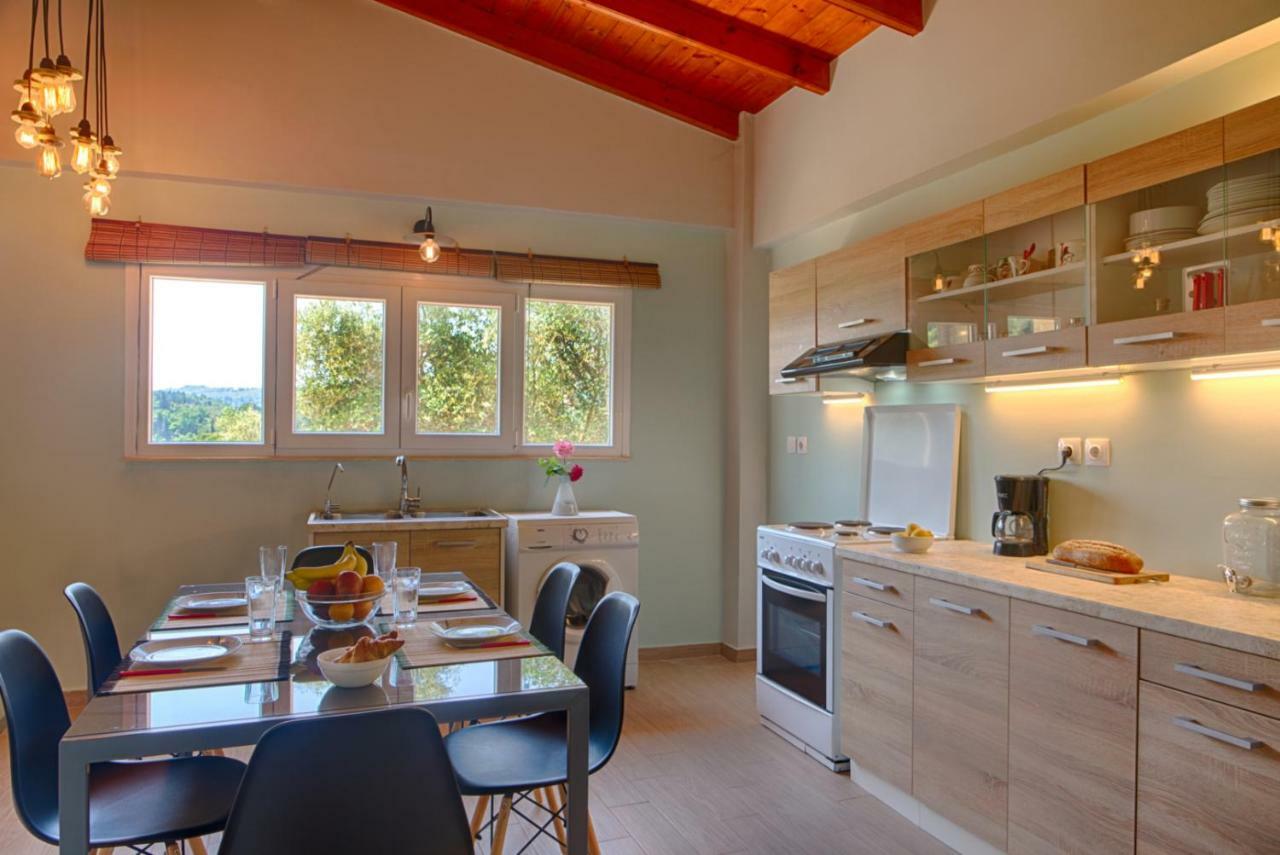 Modern Eco Friendly Villa Close To Town Pelekas Exterior foto